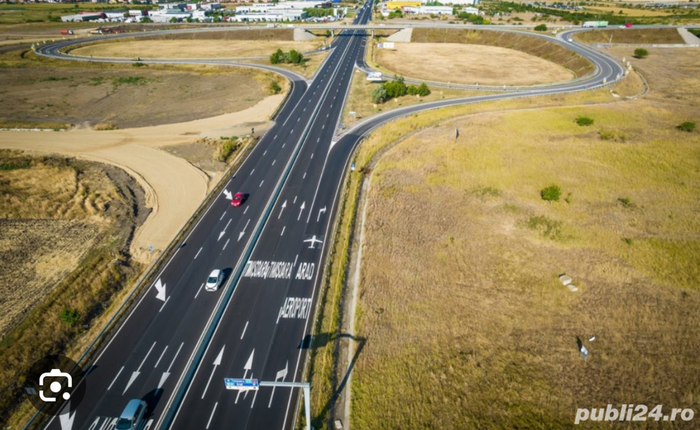 De vânzare teren industrial 2,3 hectare Remetea în sensul de urcare pe A1