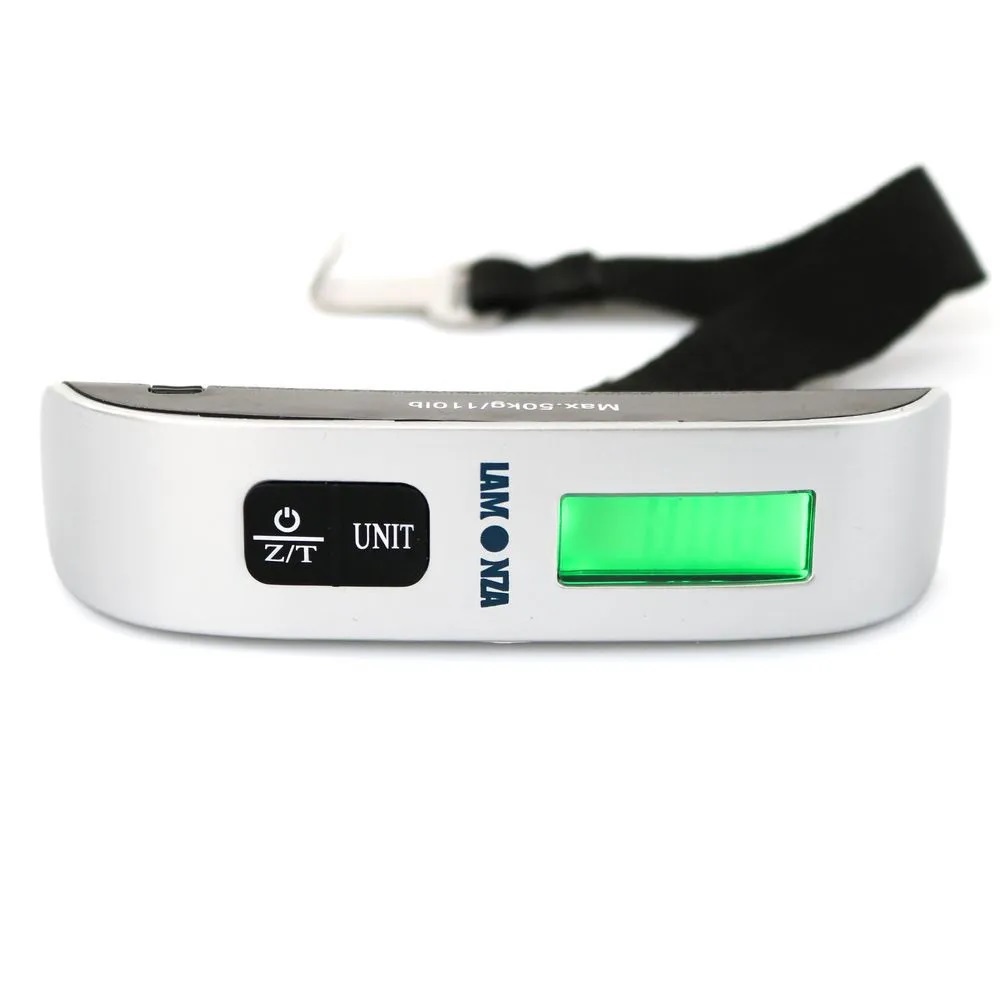 Vand Cantar de mana electronic, Lamonza, LCD, maxim 50 KG, Bagaje, NOU 50 Lei