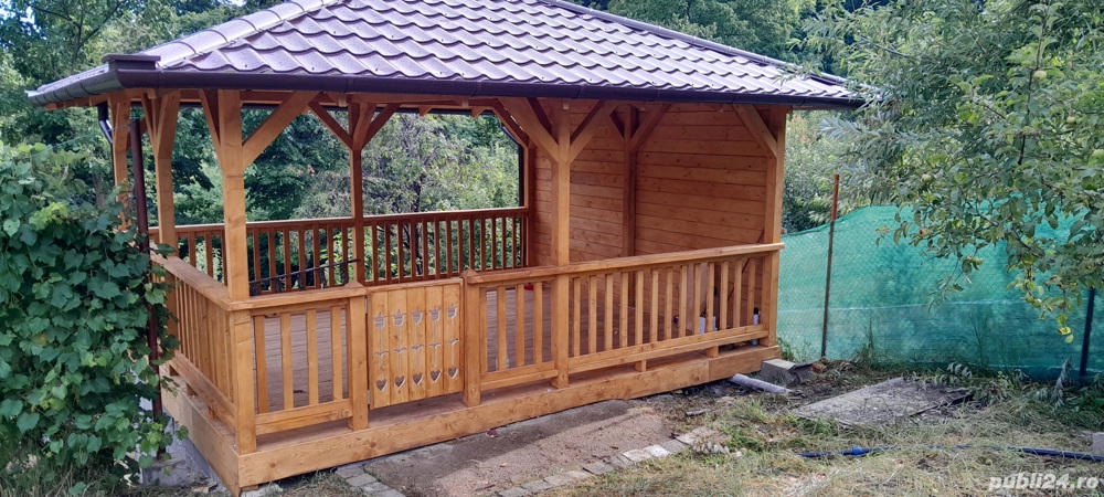 terase , foisoare ,pergole din lemn stratificat 