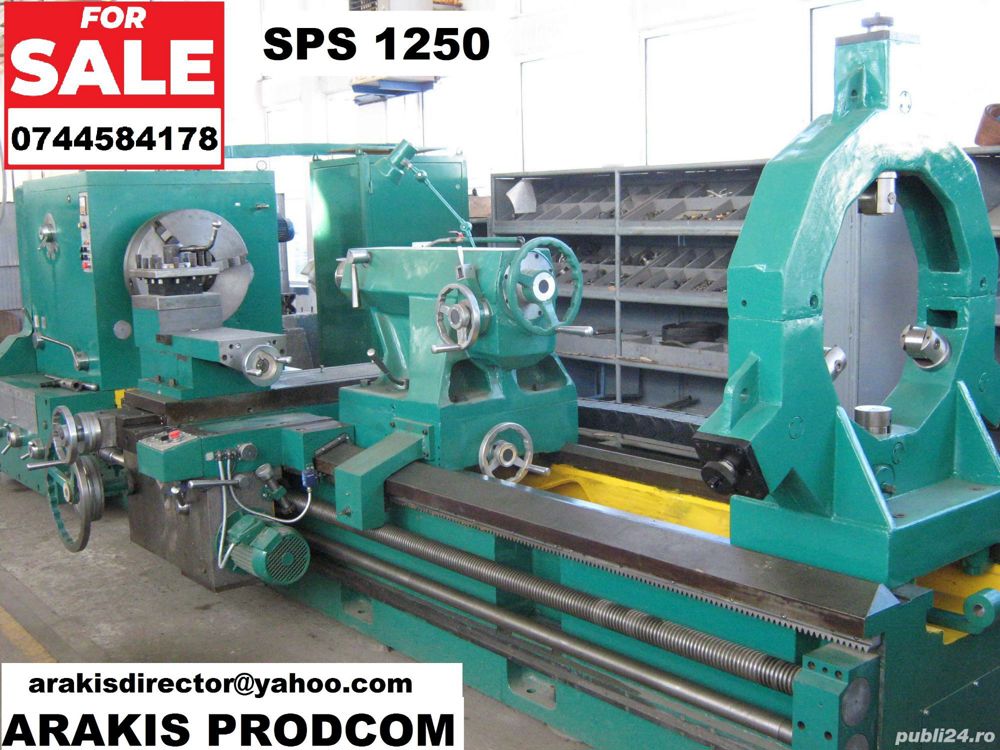 Strung SPS, SPA, SNA, SN, SNB, freza FU, masina de alezat si frezat AFD, masina de gaurit, etc.