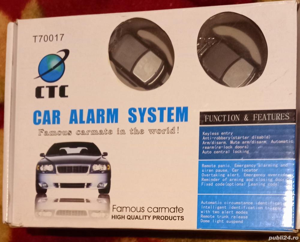 Alarma Auto la cutie 