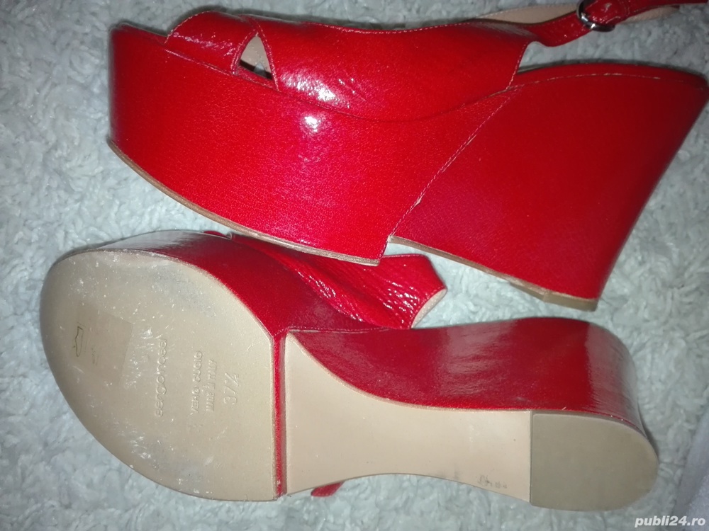 sandale Sergio Rossi 37 platforme