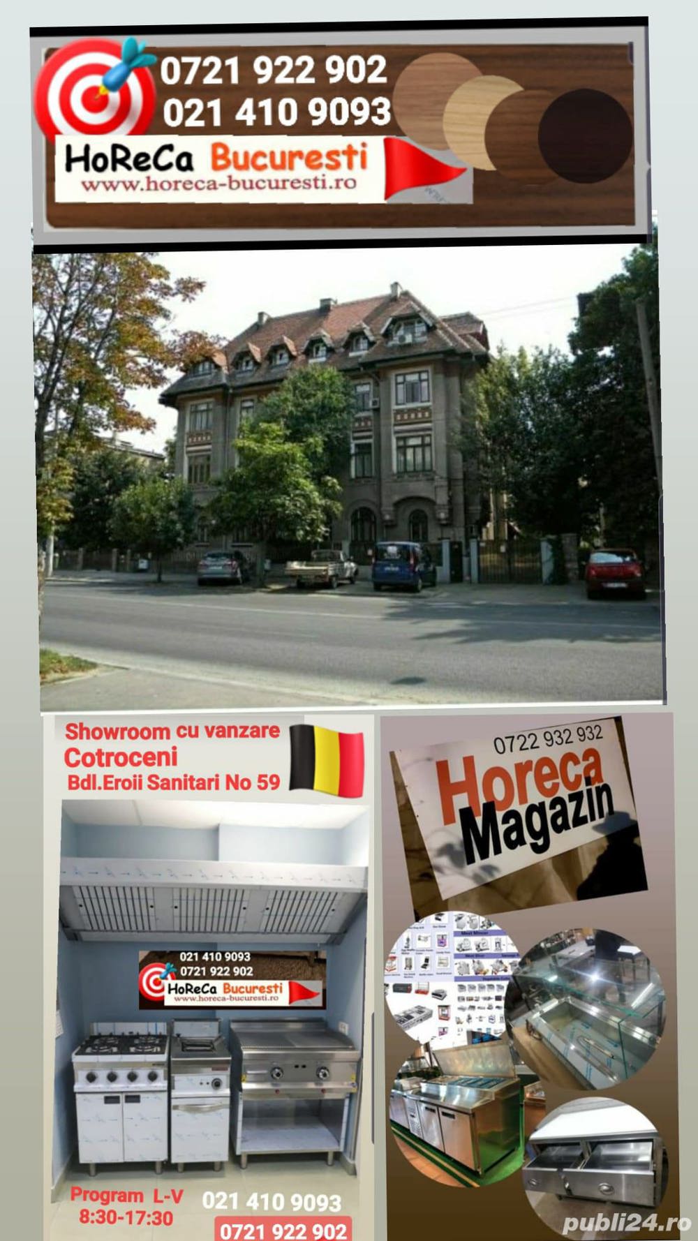 Horeca Bucuresti -www.horeca -bucuresti echipamente inox pentru fast-food, restaurante ,cofetarii.