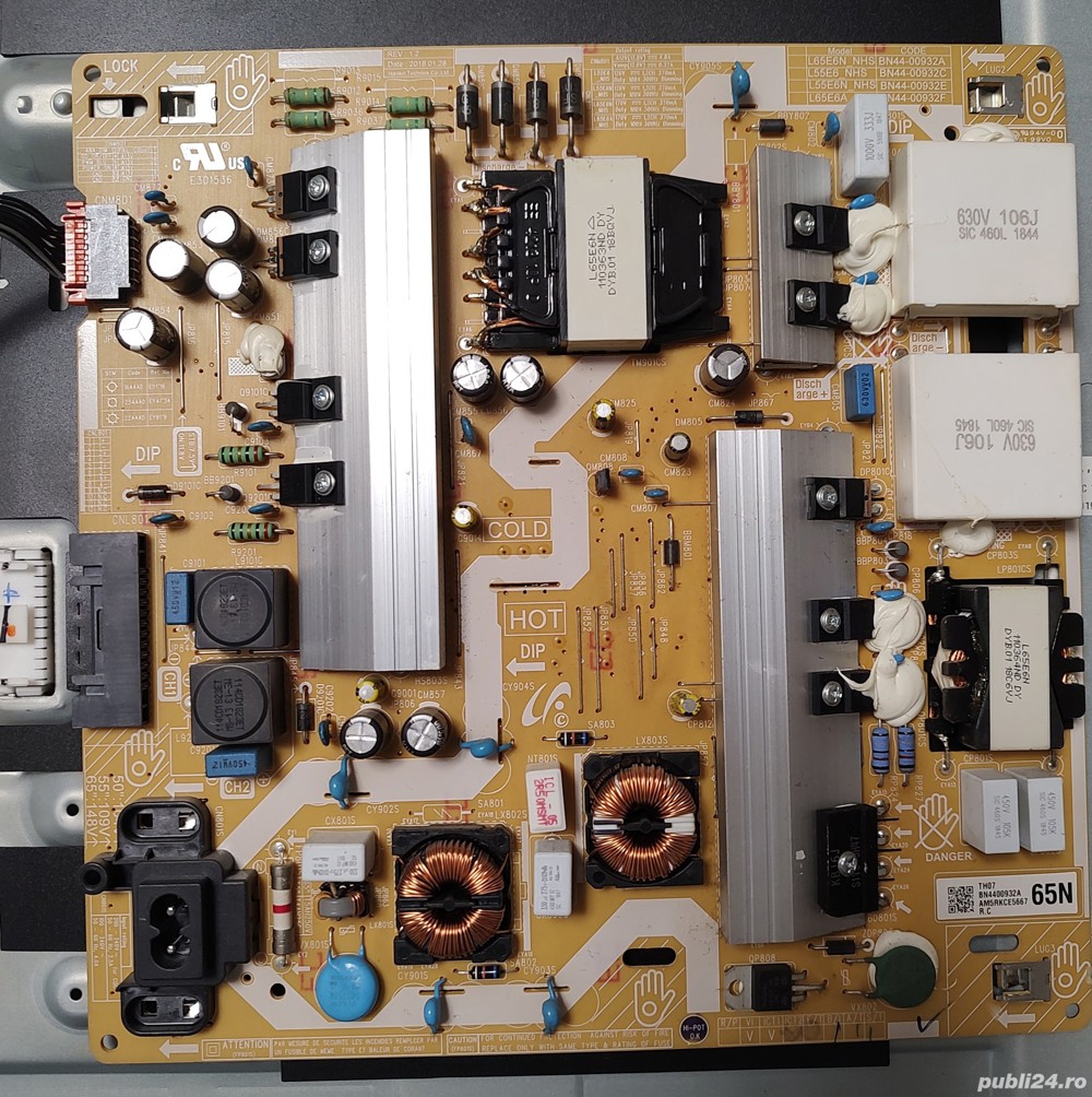 BN44-00932A sursa Samsung TV 65NU6950 UE65NU7300 UE65NU7300 UE65NU7370 UE65NU7379