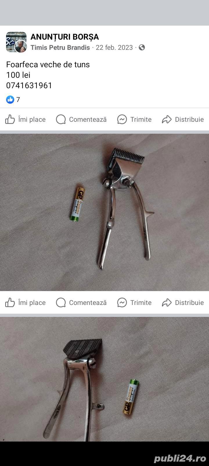 Masina de tuns.manuala.foarfeca