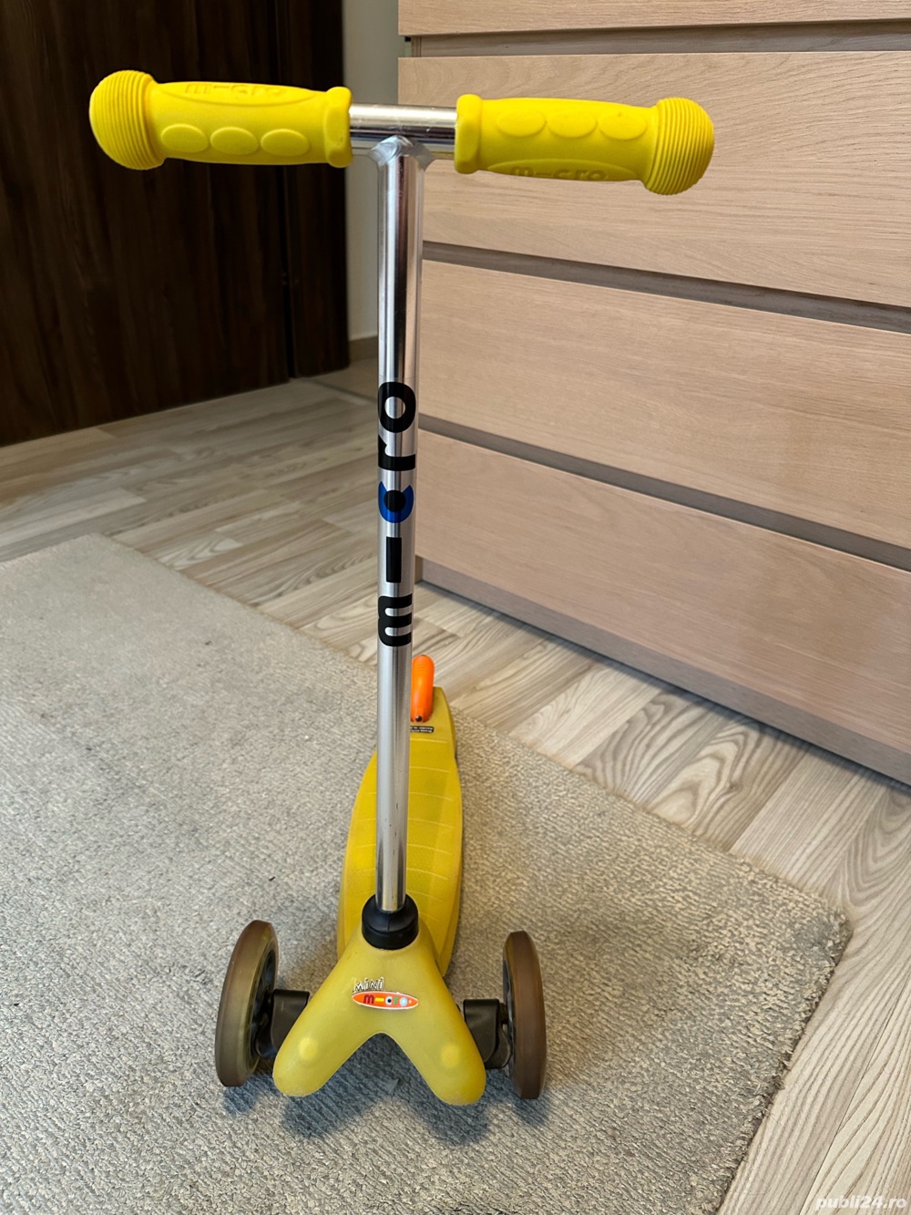 Trotineta convertibila Micro - creste in acelasi timp cu copilul tau