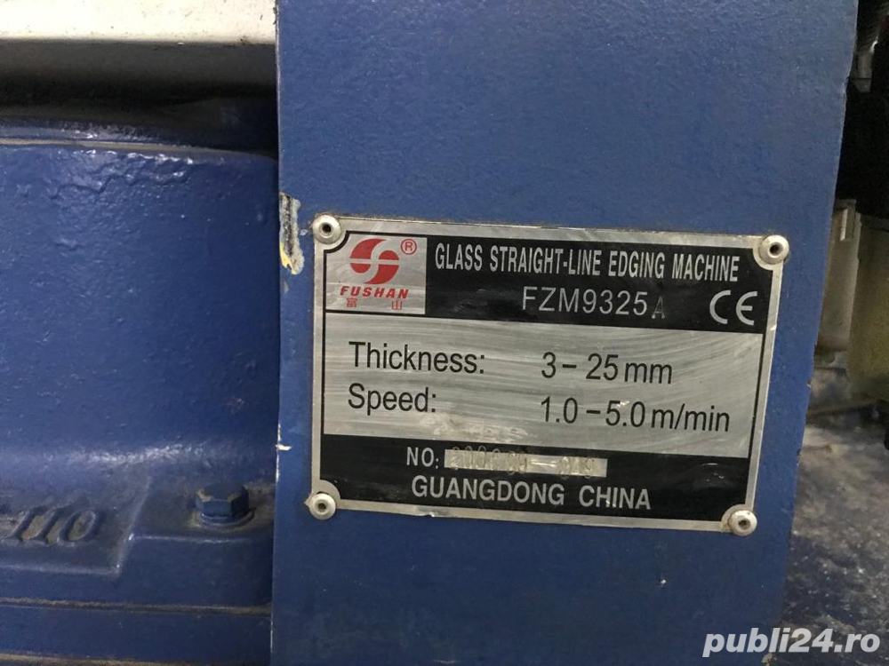 Vand masina de slefuit sticla oglinda Fusan