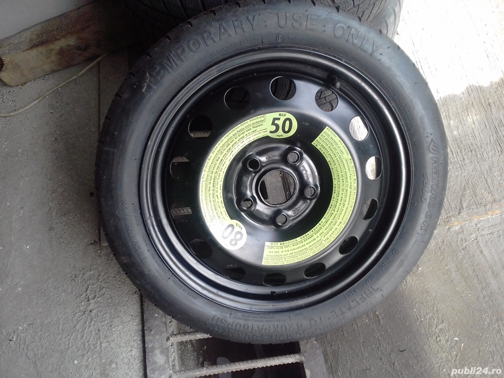 Rezerva VW,skoda,audi, 5x112,pe R16, originala,slim,NOUA