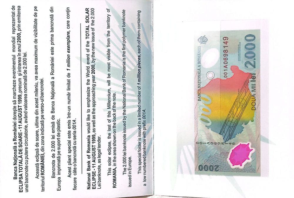 Bancnote Eclipsa 1999