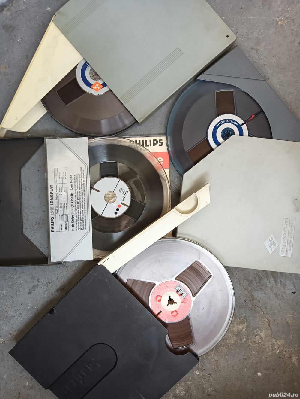 Benzi magnetofon 18cm,Scotch,Basf si Agfa 