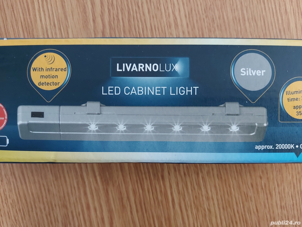 Bagheta   lampa de iluminat cu LED-uri, sensor de miscare infrarosu