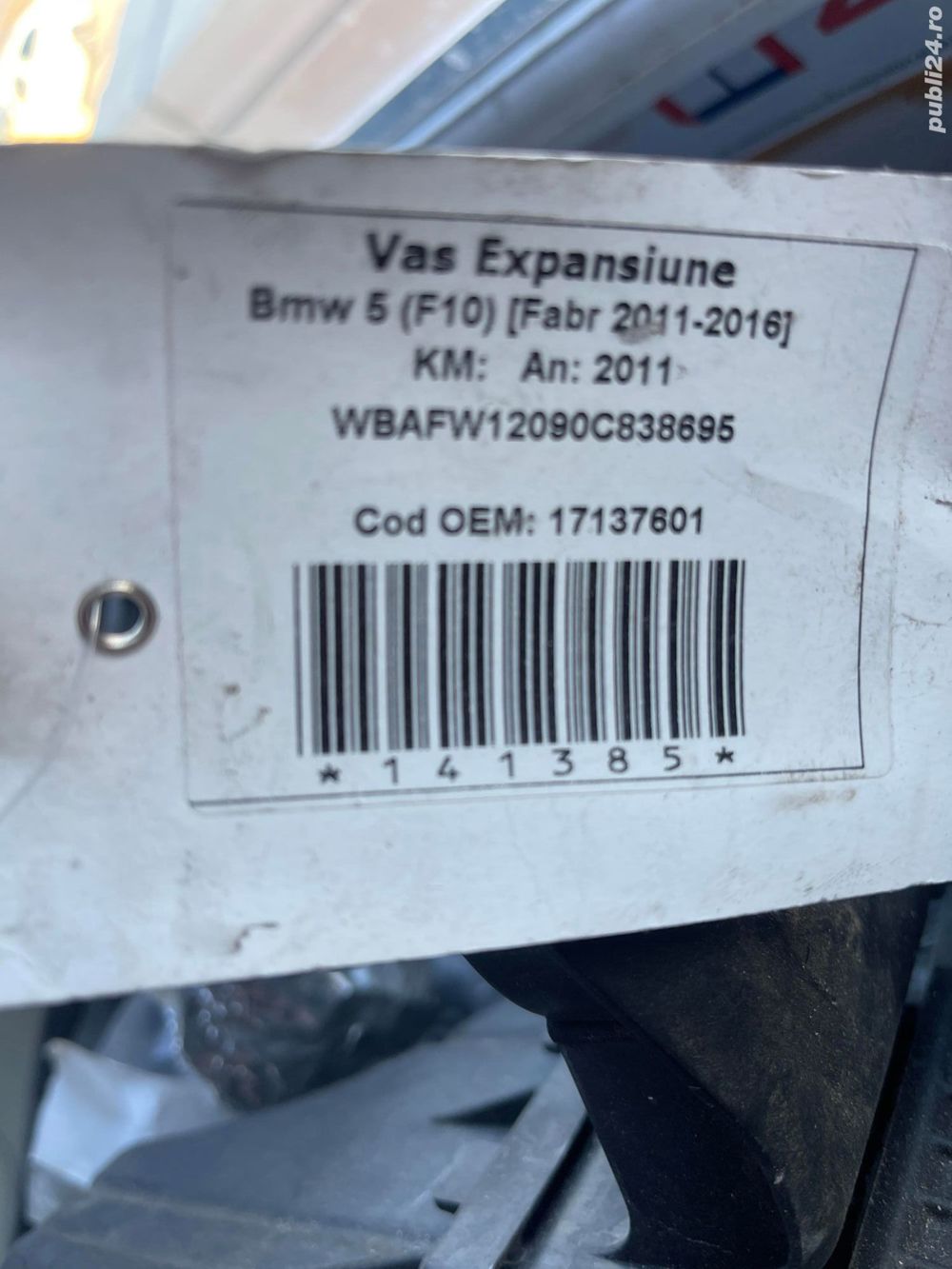 Vas Expansiune Bmw 5(F10)-Fabricatie 2011-2016