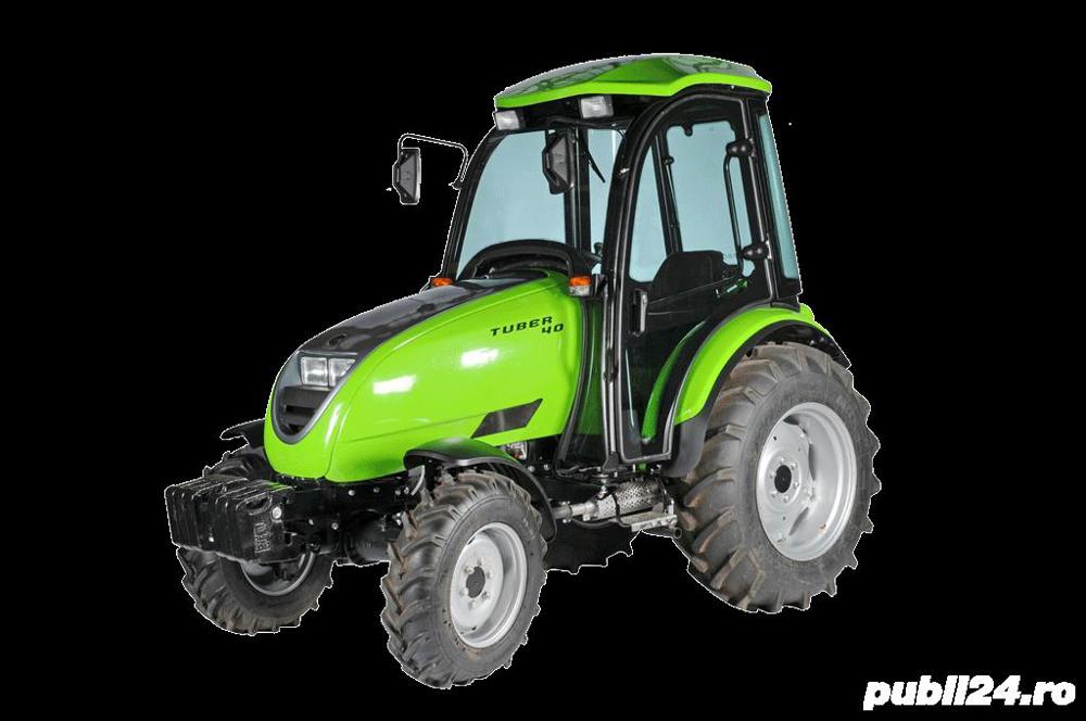Tractor cu cabină Tuber 50 Cp cu motor Lombardini