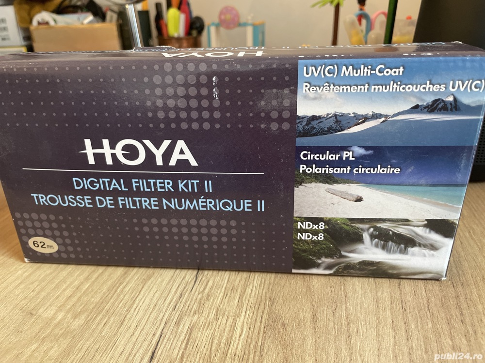 Vând kit filtre Hoya 62mm