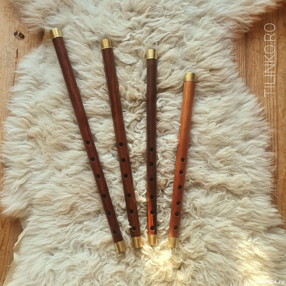 Fluier cu inel de alamă