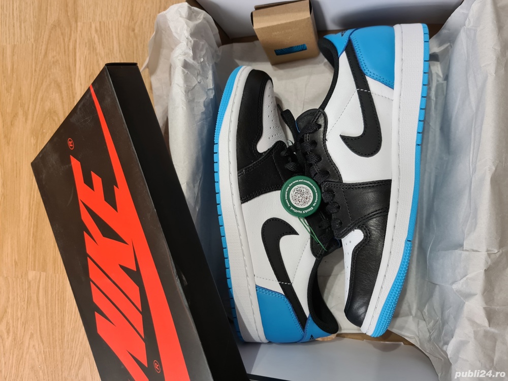Nike Air Jordan 1 Retro Low OG Dark Powder Blue-Black