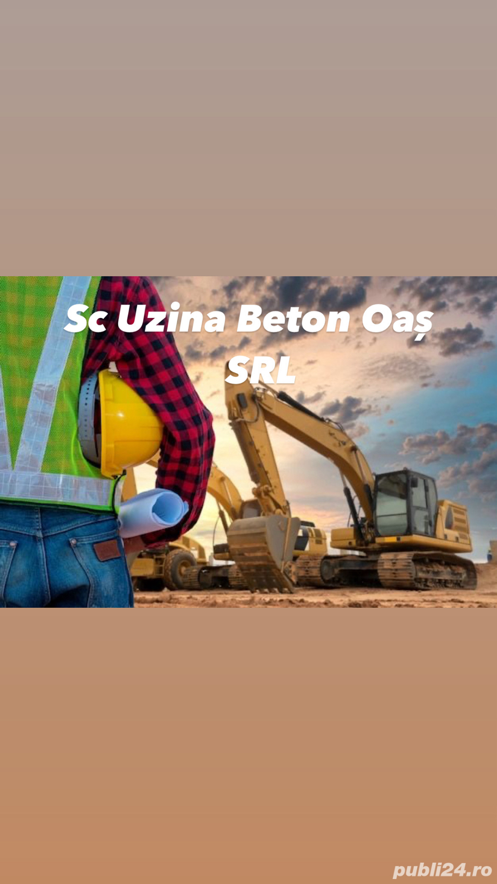 Firma de constructii Angajeaza operatori Excavator si buldozer !