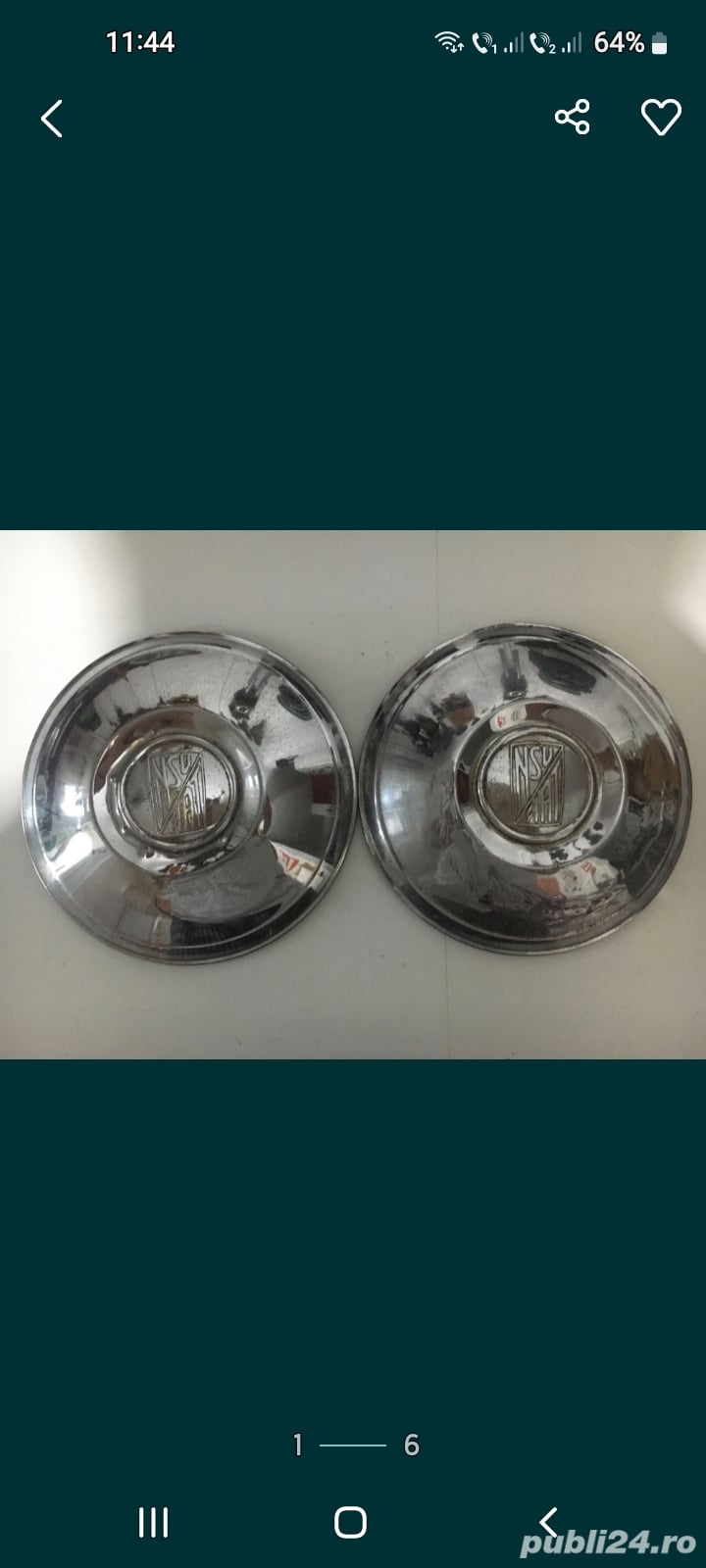 capac roată nsu/fiat