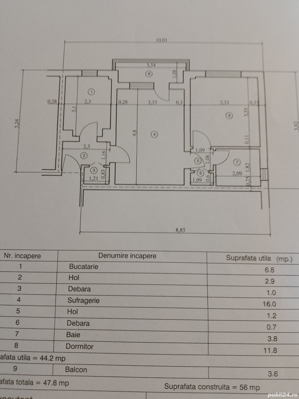 Apartament de vânzare Busteni 