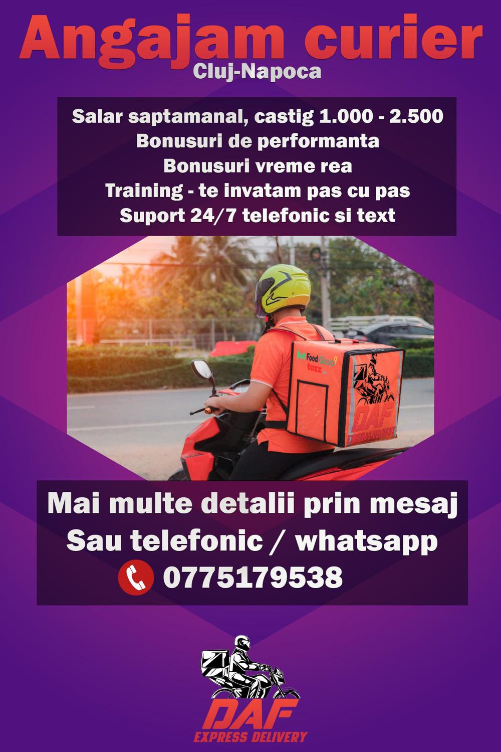 Curier Mancare - Bolt Food   Tazz   Glovo