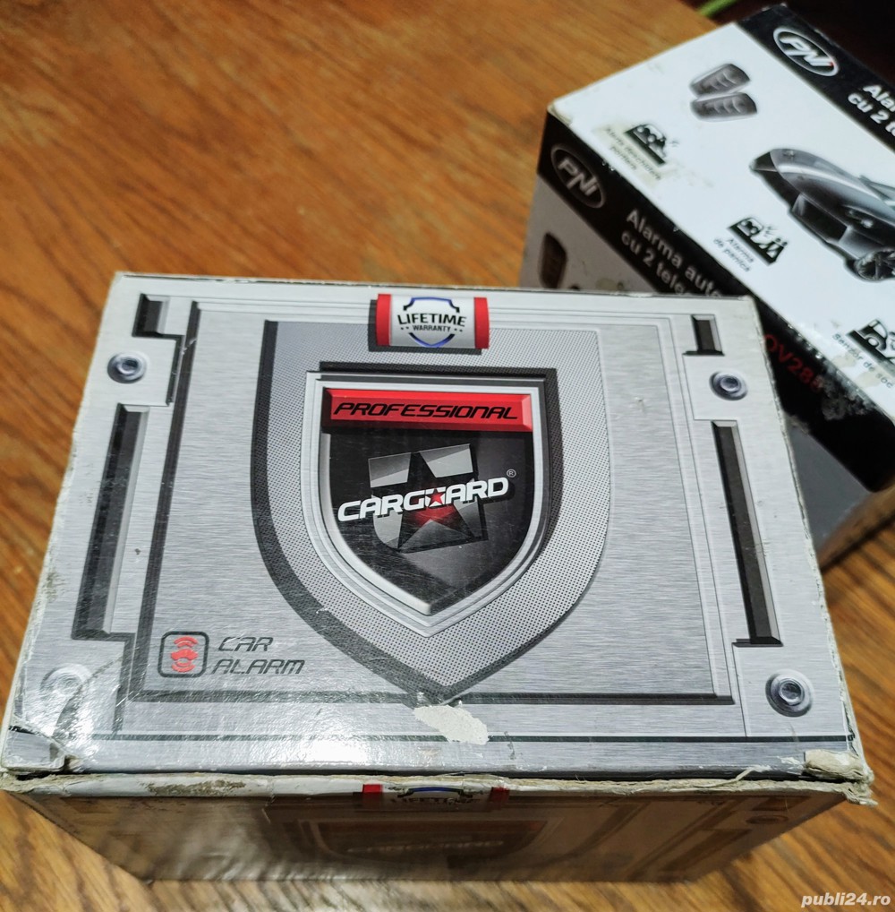 Alarmă - garanție 100 ani.