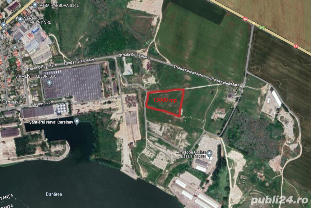 Teren intravilan 15000 mp, Harsova, Constanta