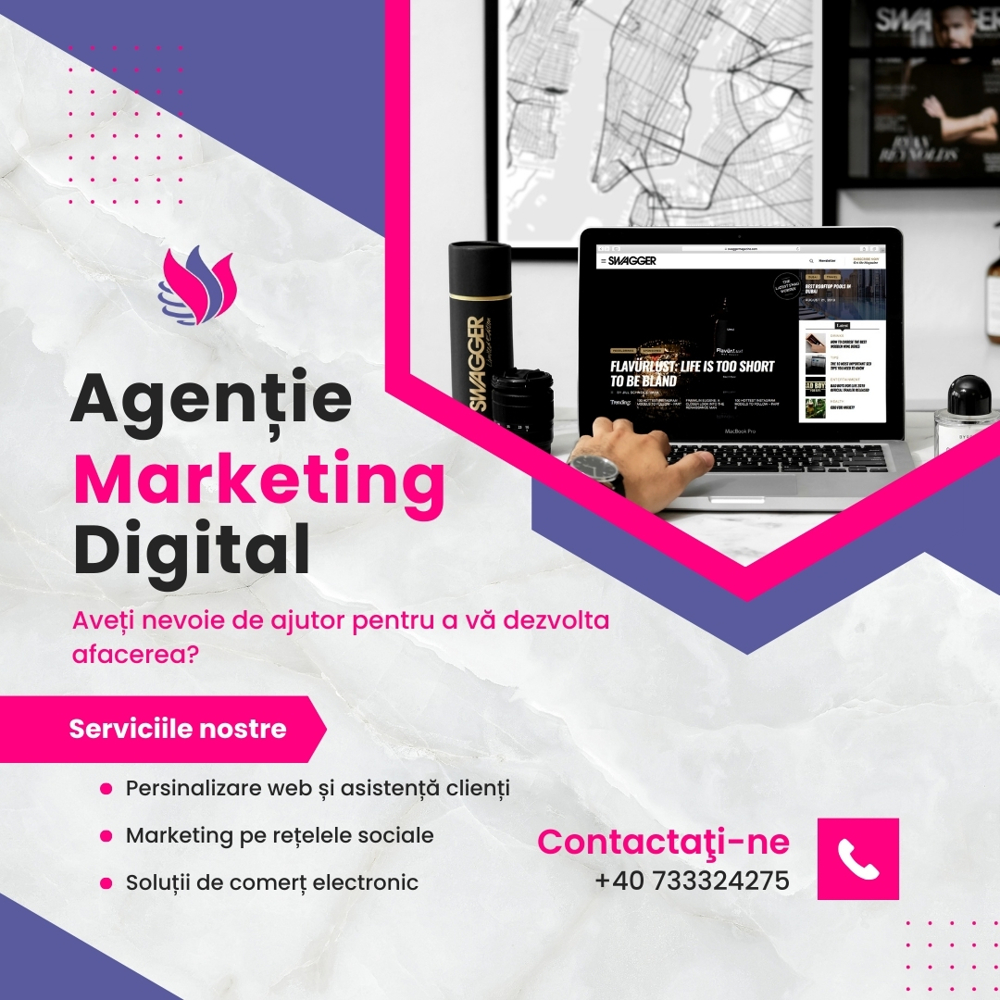 Dezvoltăm website-uri, aplicații mobile și implementăm strategii de marketing la prețuri avantajoase