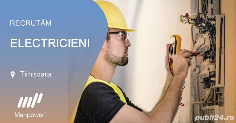 Recrutam electrician de intretinere si reparatii, contract direct cu firma angajatoare