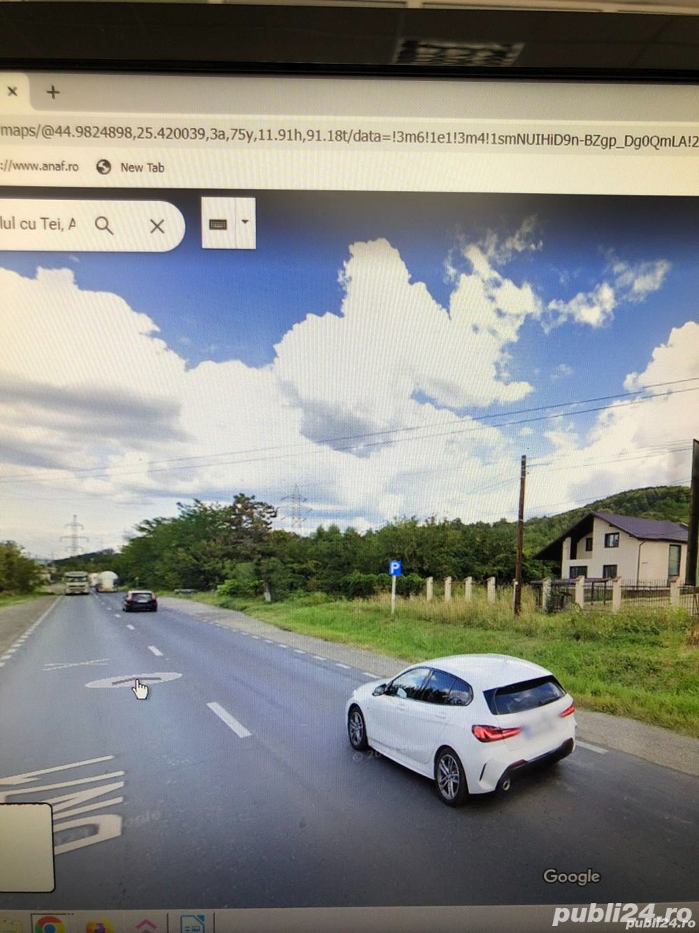 vand 10.000 mp teren  pe DN 71 Targoviste-Sinaia 