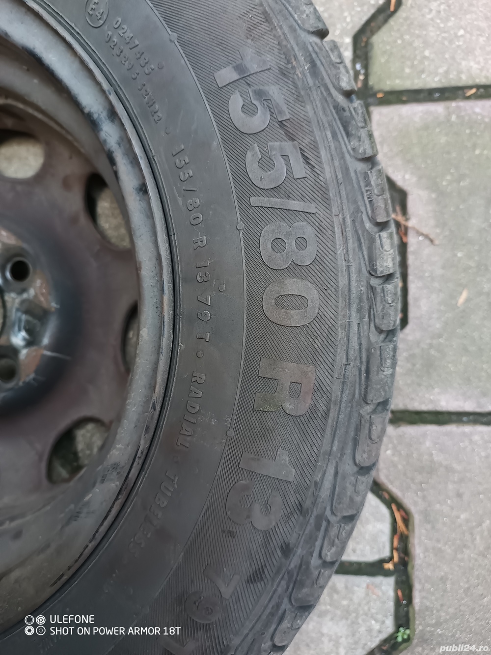 Jante 13 echipate cu anvelope vara