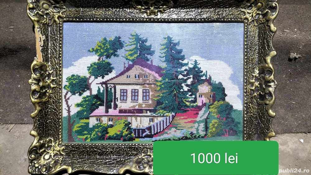 Tablouri cusute manual