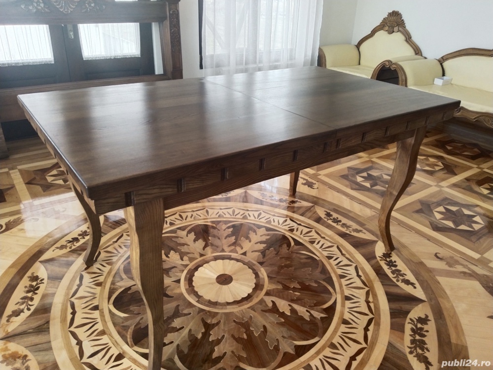 Masă extensibilă lemn masiv 