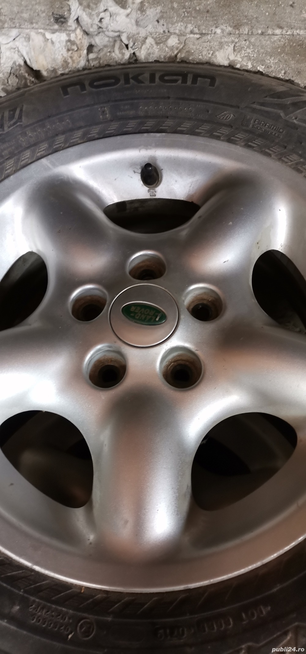 Jante aliaj R16 + cauciucuri vara Nokian, Land rover Freelander