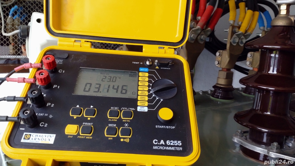 Reparatii cabluri, masuratori PRAM, prize de pământ Râmnicu Vâlcea 