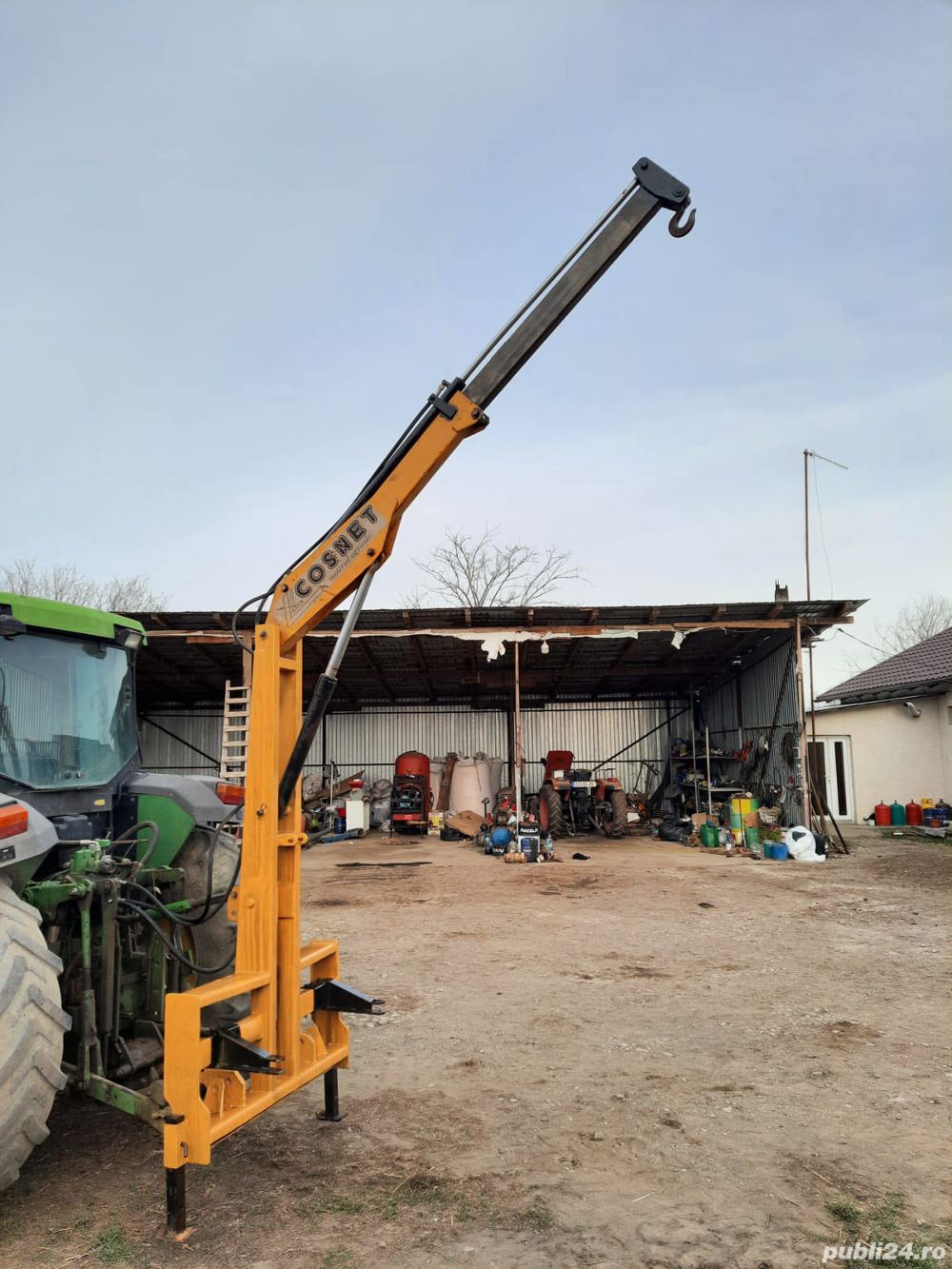 Macara telescopica tractor cu suport pt MA