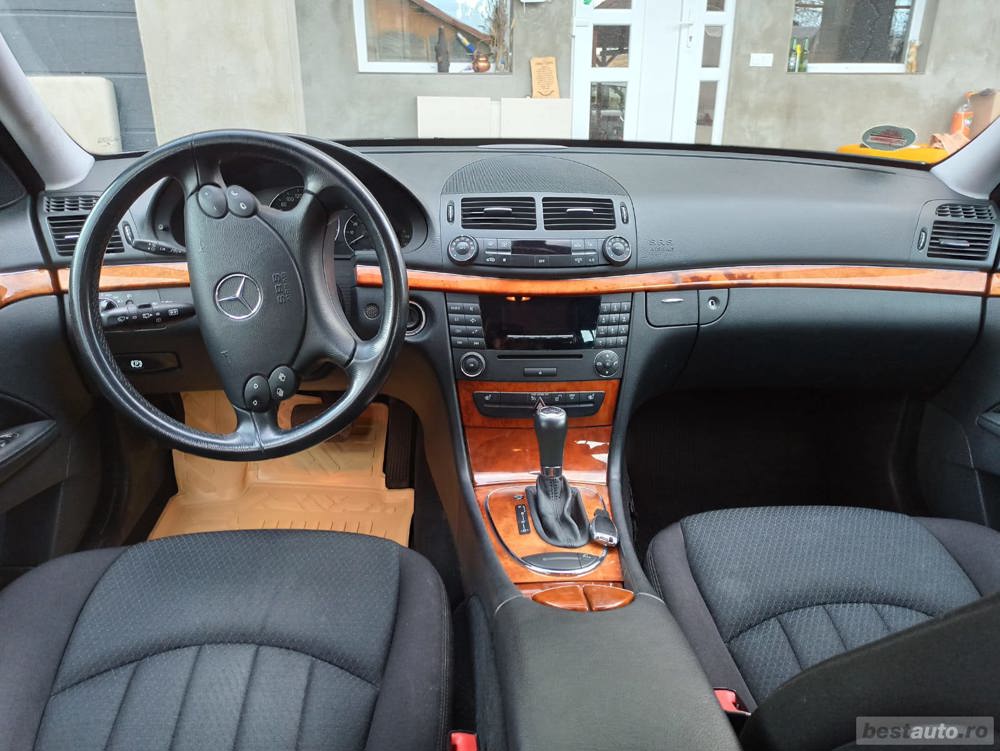 Mercedes E200 Kompresor-1800 cmc, impozit mic, Facelift-2007-184CP,Benzina +GPL,233000km reali,
