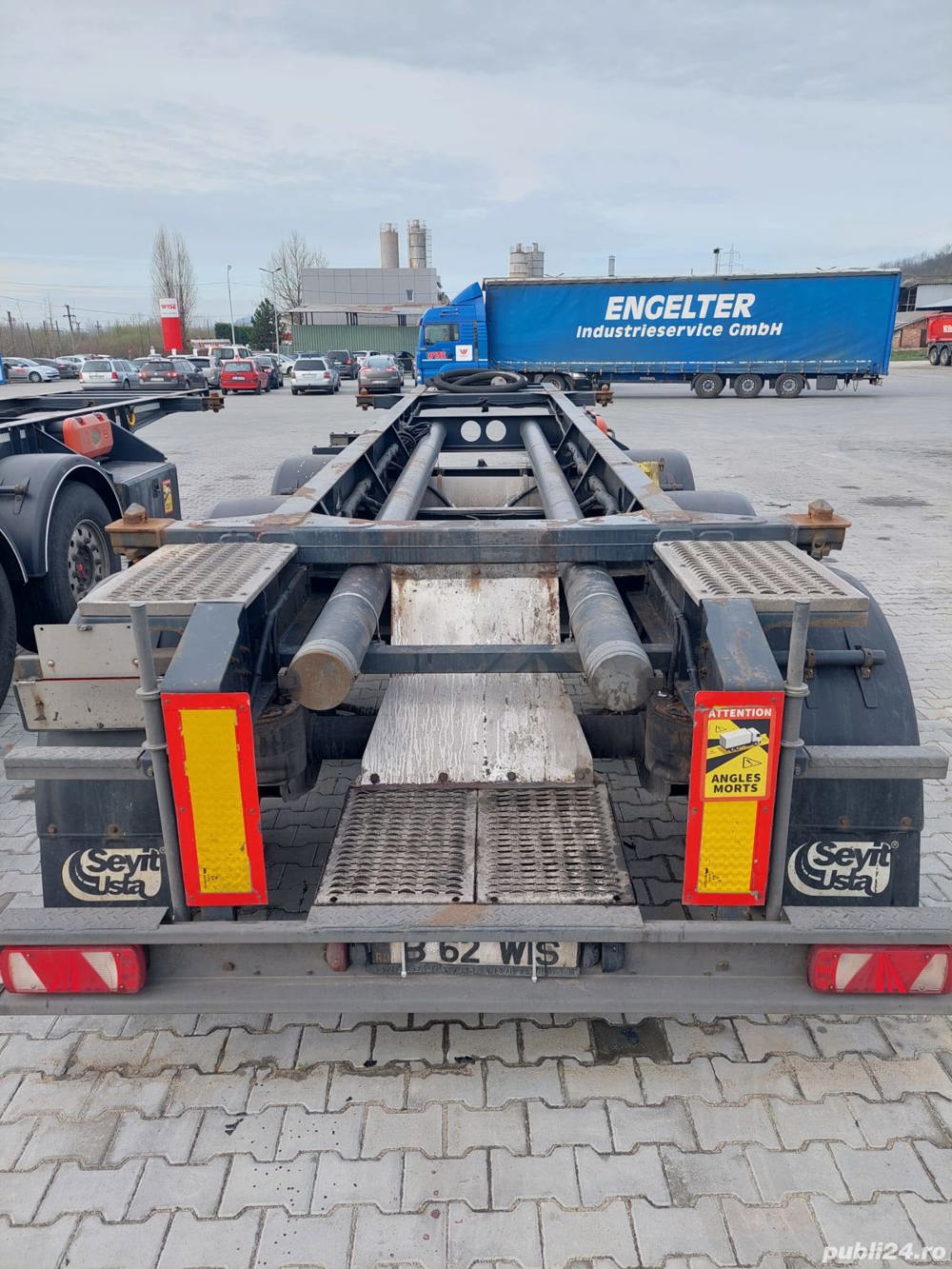 Portcontainer SEYIT Usta, 20-25FT, container chassis, ADR 