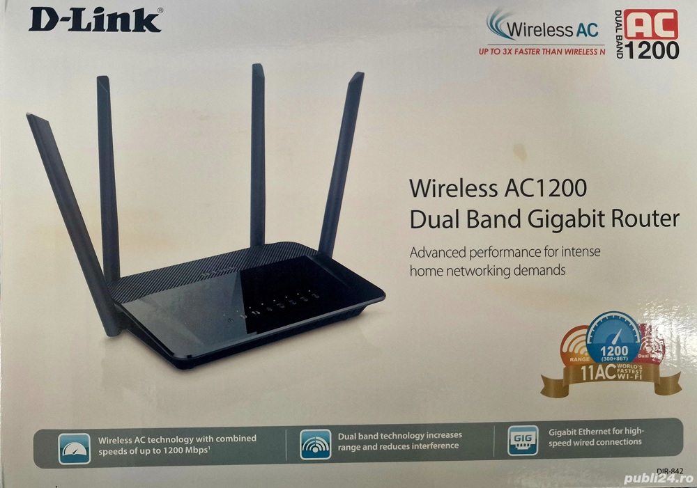 Router D-Link Gigabit WiFi