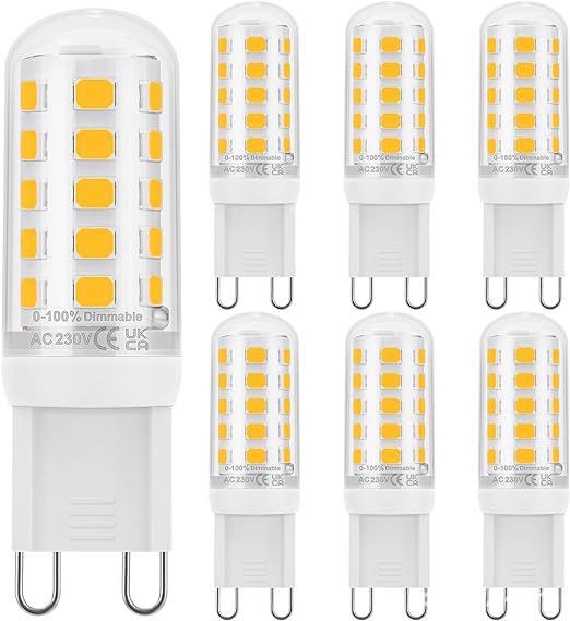 set spoturi ceramice LED soclu G9