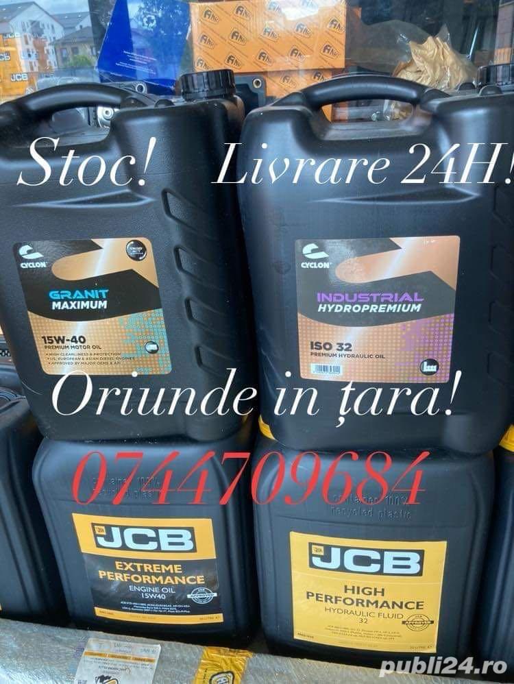 Ulei original JCB, producator Cyclon si filtre originale JCB, producator