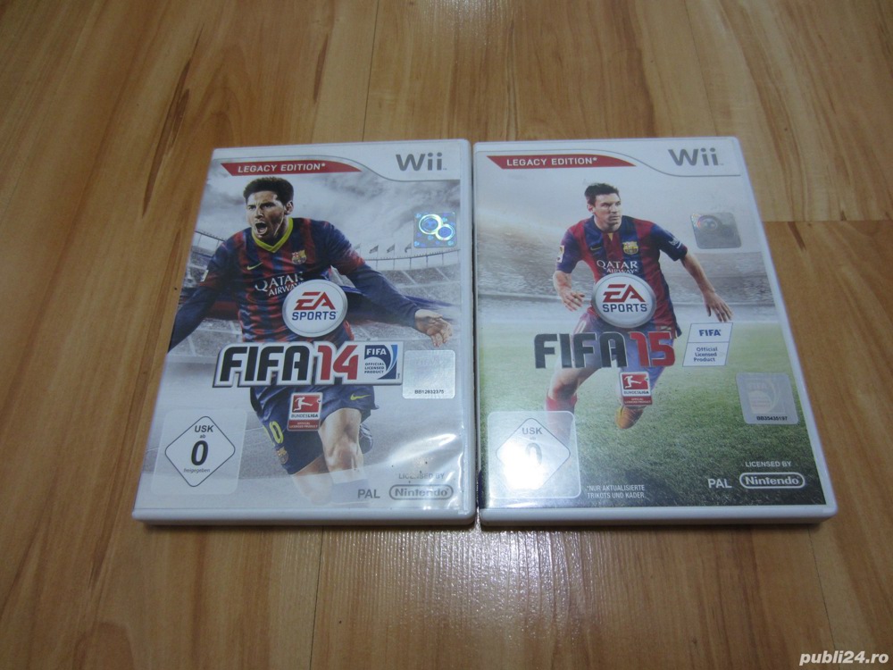 Jocuri Nintendo WII Fifa 2014 si FiFA 2015 - ieftine