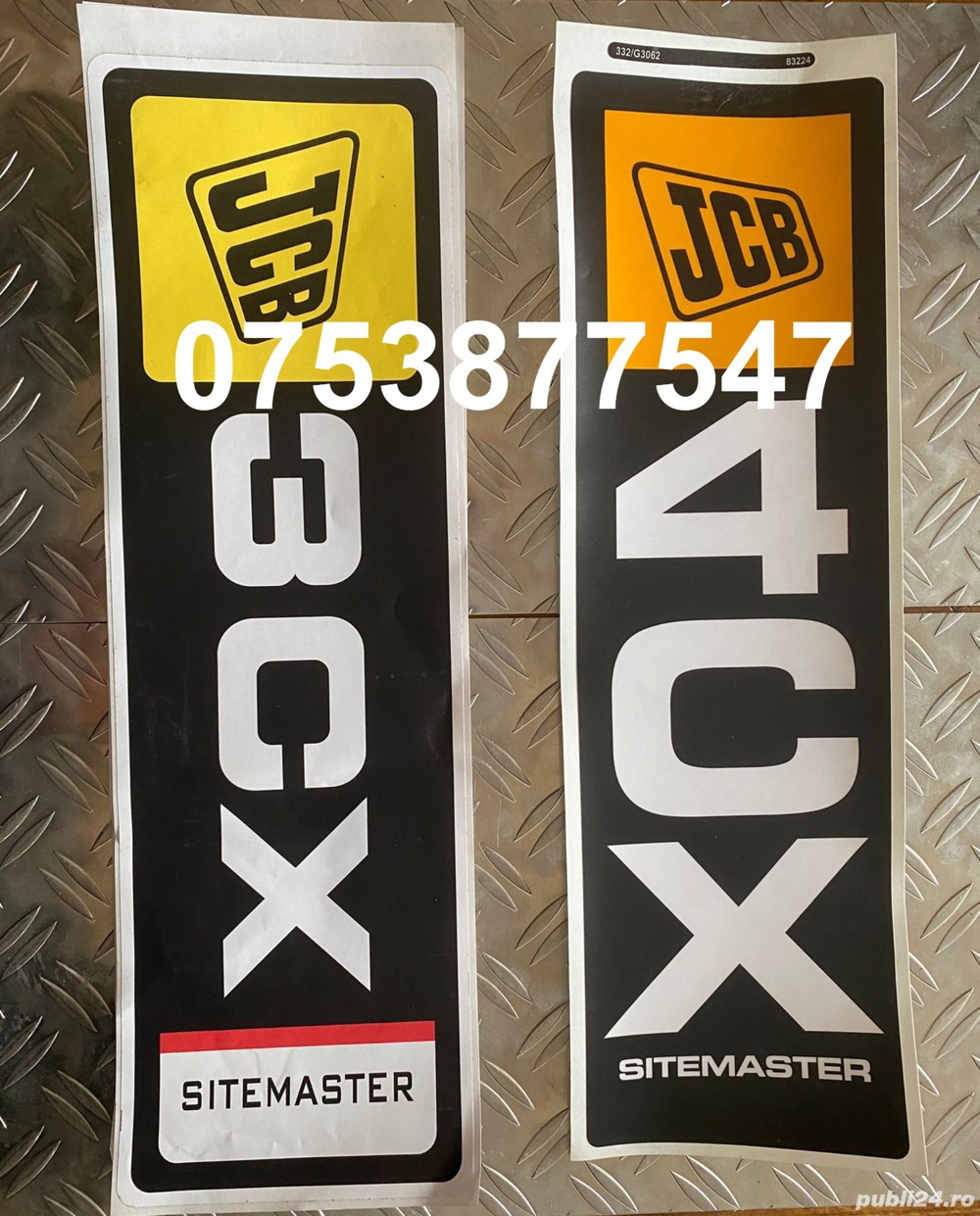 Abtibilduri decorative JCB 3CX 4CX