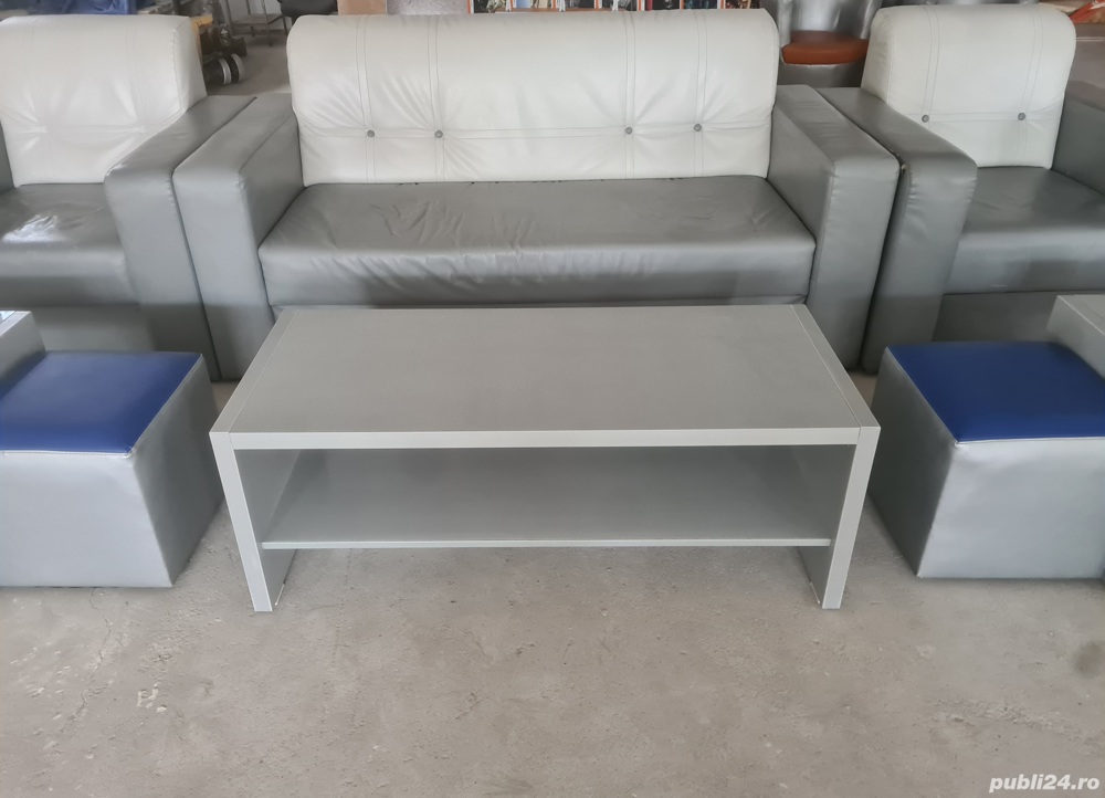 Set canapea+2 fotolii+3masute cafea+4 tabureti