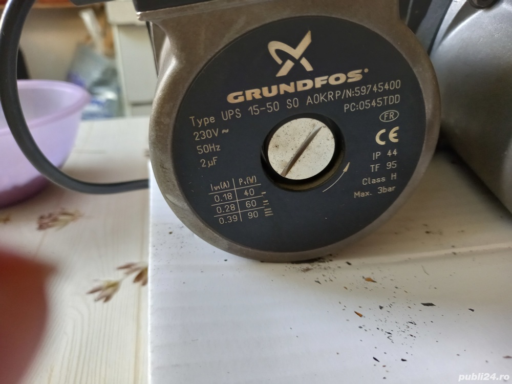 pompa apa centrala termica