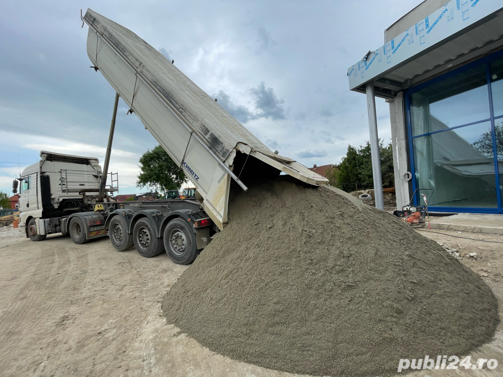 Transport vând nisip, balast, sort, refuz de ciur, amestec, piatra concasată, cribluri