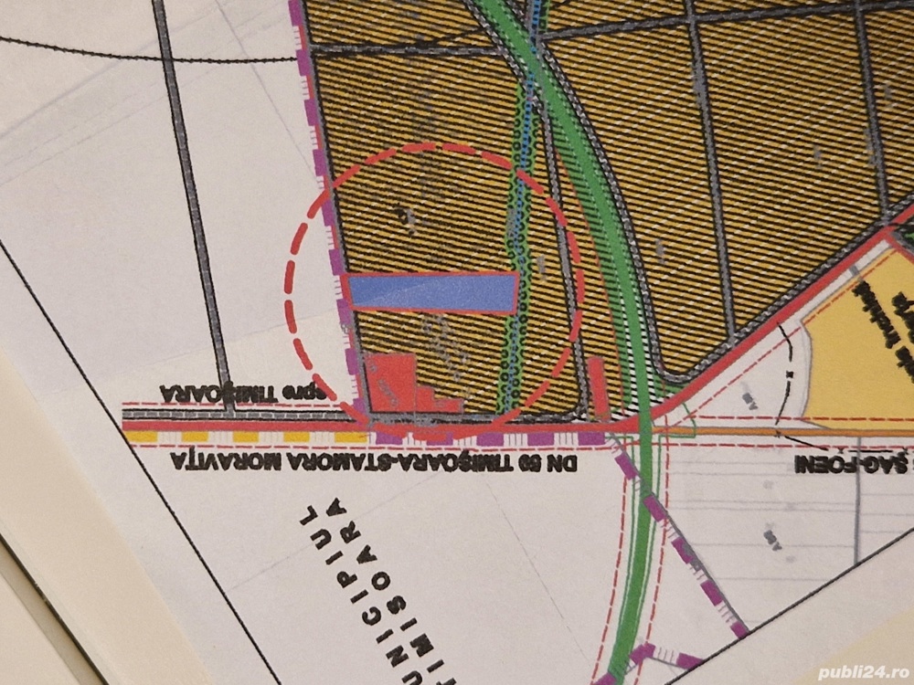 Teren Intravilan Puz Aprobat, Curs Constructii 32 100 mp Centura Timisoara Calea Sagului