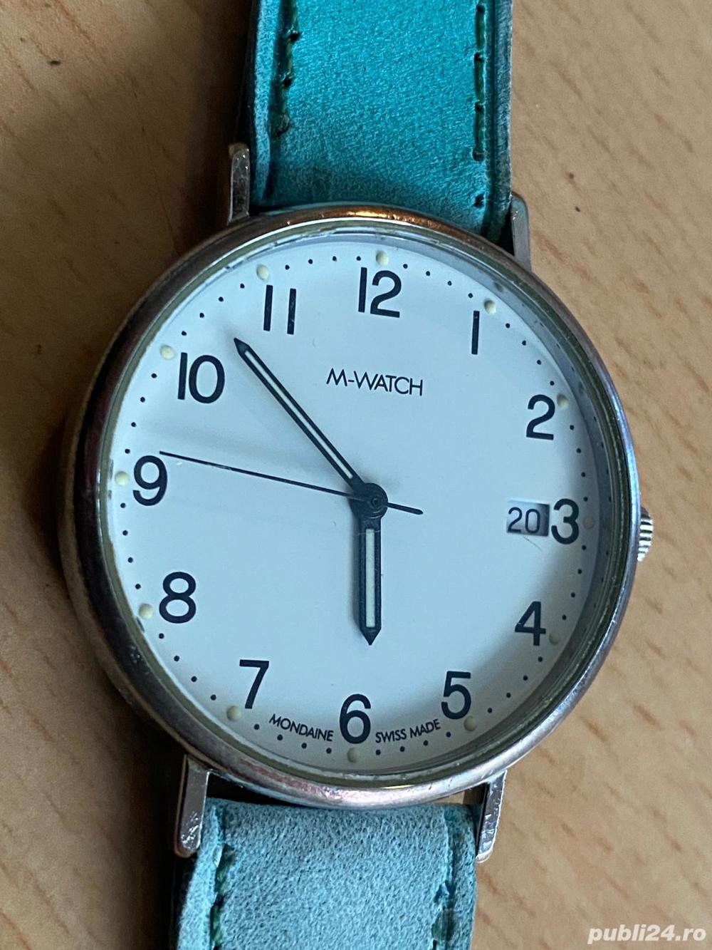 Ceas Mondaine M Watch quartz barbatesc Swiss A661HAR