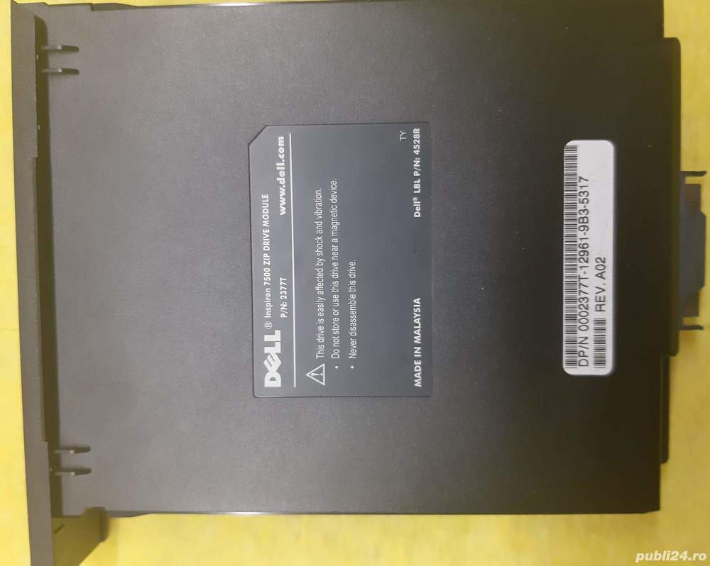 Inspiron 7500 ZIP Drive Module + Discheta ZIP 100