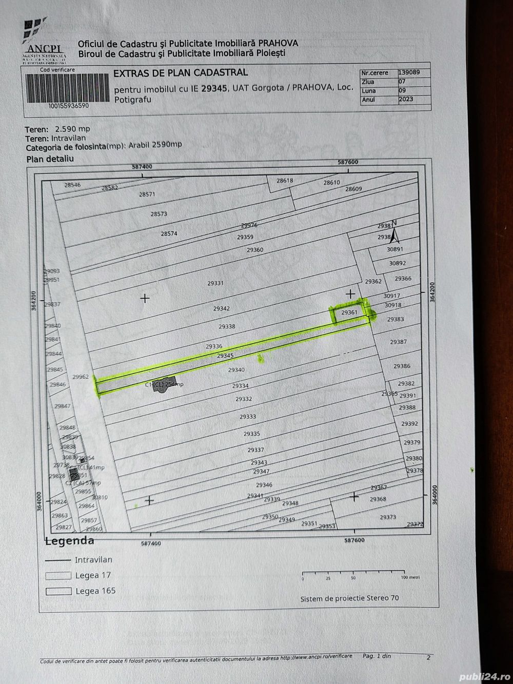 Teren intravilan Gorgota Prahova