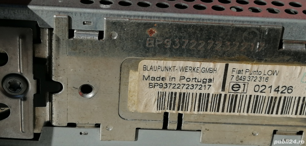 Radio caset auto cu RDS Blaupunkt 